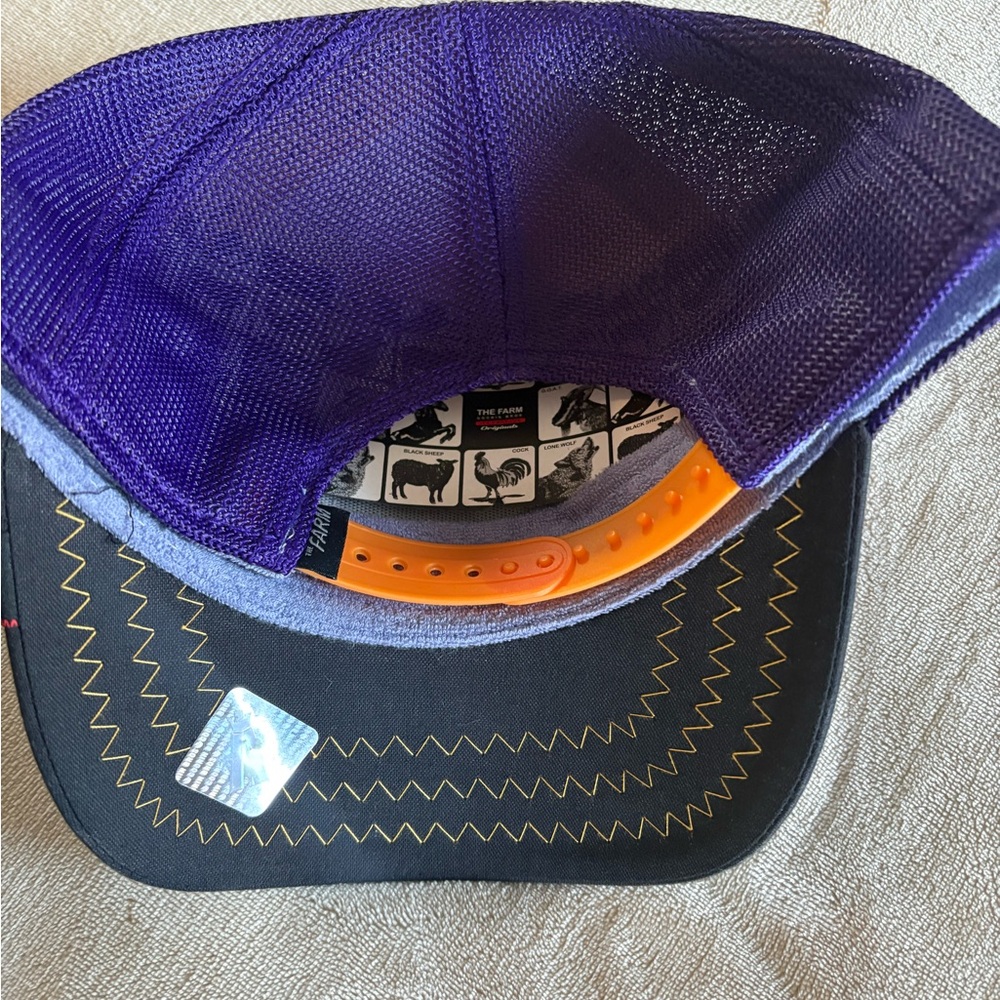 Goorin Bros Purple and Black Trucker Hat - Picture 2 of 2